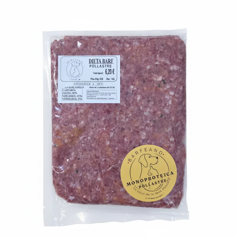 Paquet BARFEAND Pollastre de 1 kg