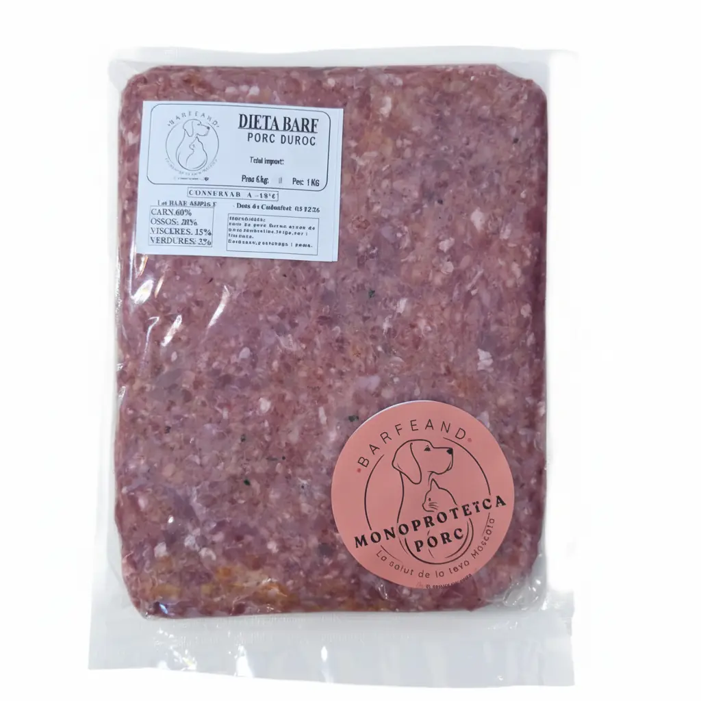 Paquet BARFEAND Porc Duroc de 1 kg